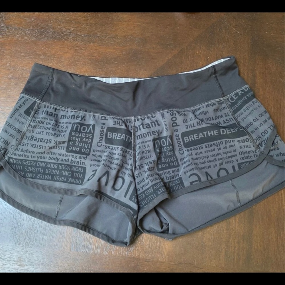 Lululemon Speed Shorts - 6 - Manifesto